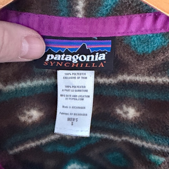 Patagonia Synchilla Snap-T Fleece Pullover Mens Small - Picture 3 of 4